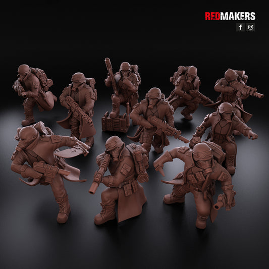 Steel Guard-Squad of the Imperial Force (10-Unit Kit or Single Model) by RedMakers