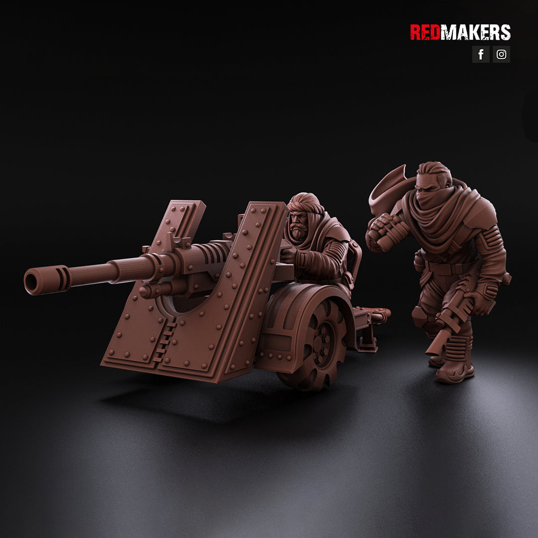 Desert Raiders-Heavy Support Squad of the Imperial Force (10-Unit Kit or Single Model) by RedMakers