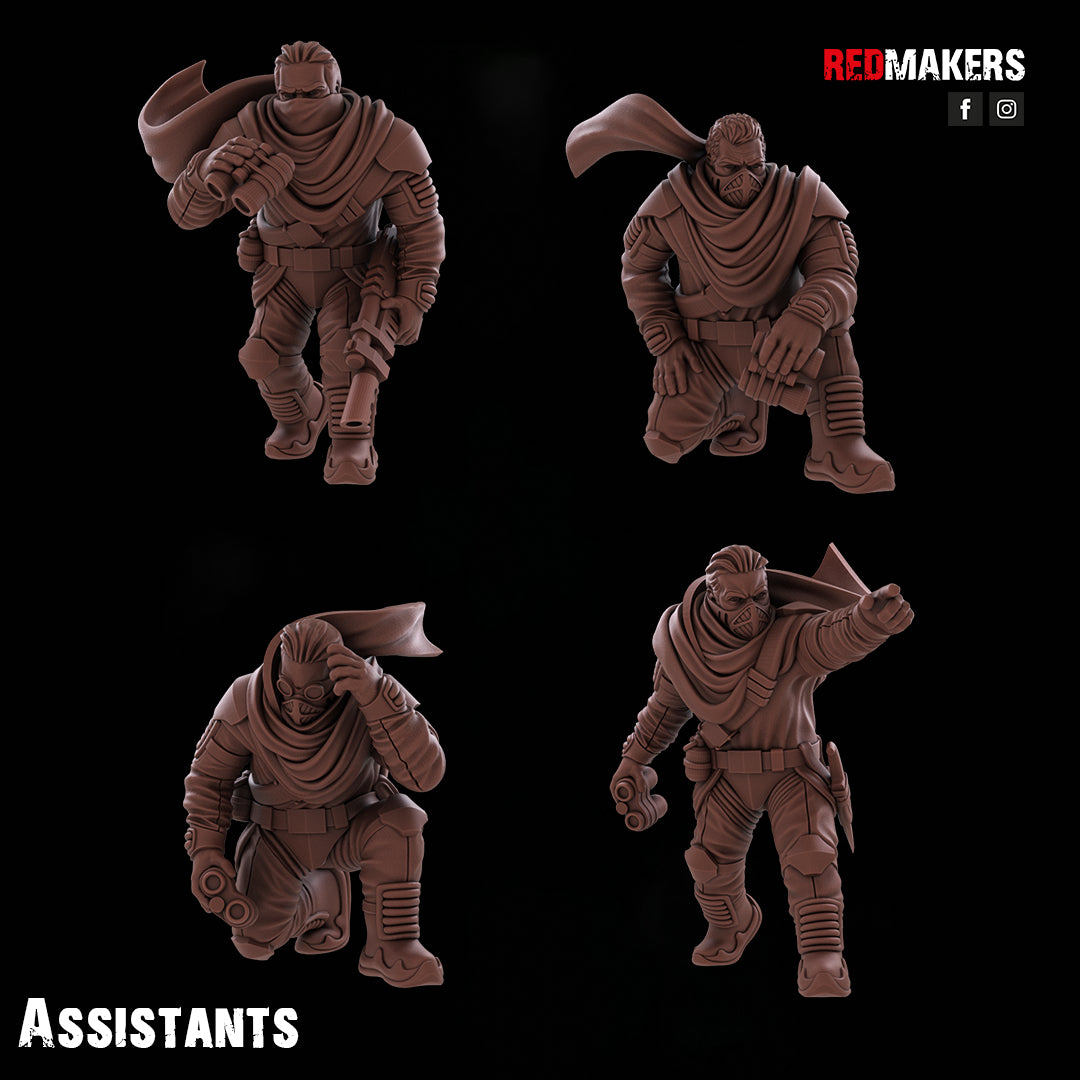Desert Raiders-Heavy Support Squad of the Imperial Force (10-Unit Kit or Single Model) by RedMakers