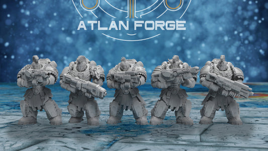 Minoan Aegis Rangers (5- Unit Set) by Atlan Forge