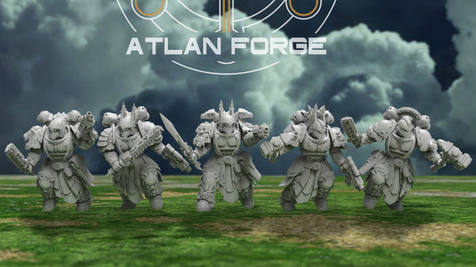 Angelic Knights Malakim (10-Unit Set) by Atlan Forge