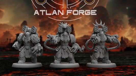 Dragon Aegis Incandescents (3-Unit Set) by Atlan Forge