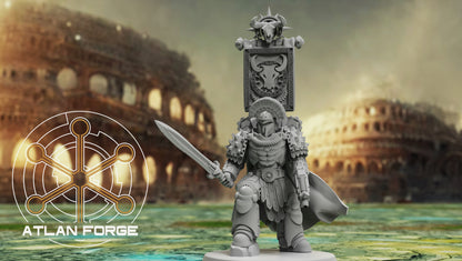 Minoan War Banners Bits (Set of 5 Backpack Banners) by Atlan Forge