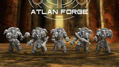 Aegyptian Melee Amenti (5-Unit Set) by Atlan Forge