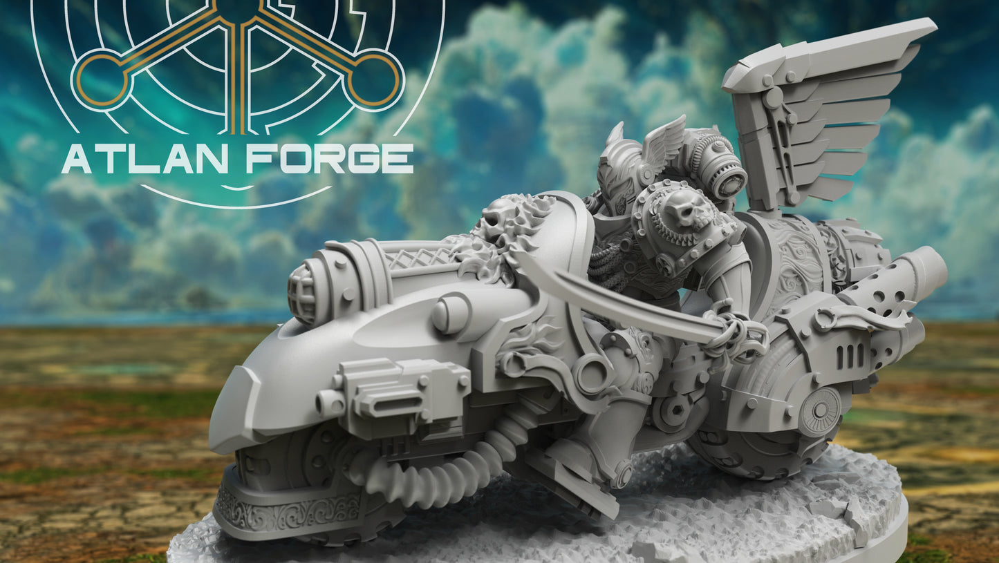 Knights Angelic Bikers (3-Unit Set) by Atlan Forge