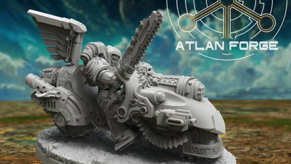 Knights Angelic Bikers (3-Unit Set) by Atlan Forge