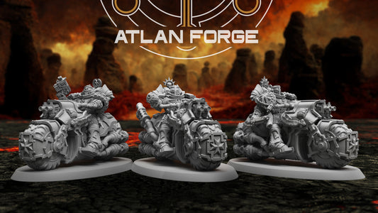 Templar Bikers (3-Unit Set) by Atlan Forge