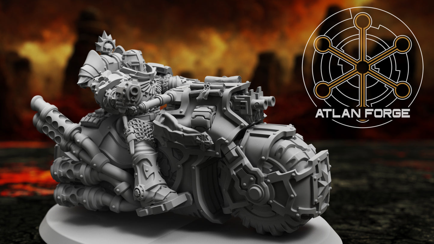 Templar Bikers (3-Unit Set) by Atlan Forge