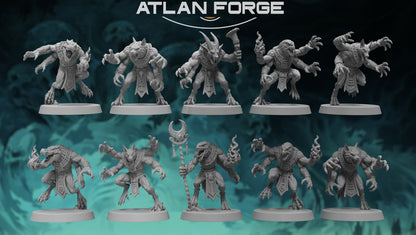 Aegyptian Terror Demons (10-Unit Set) by Atlan Forge
