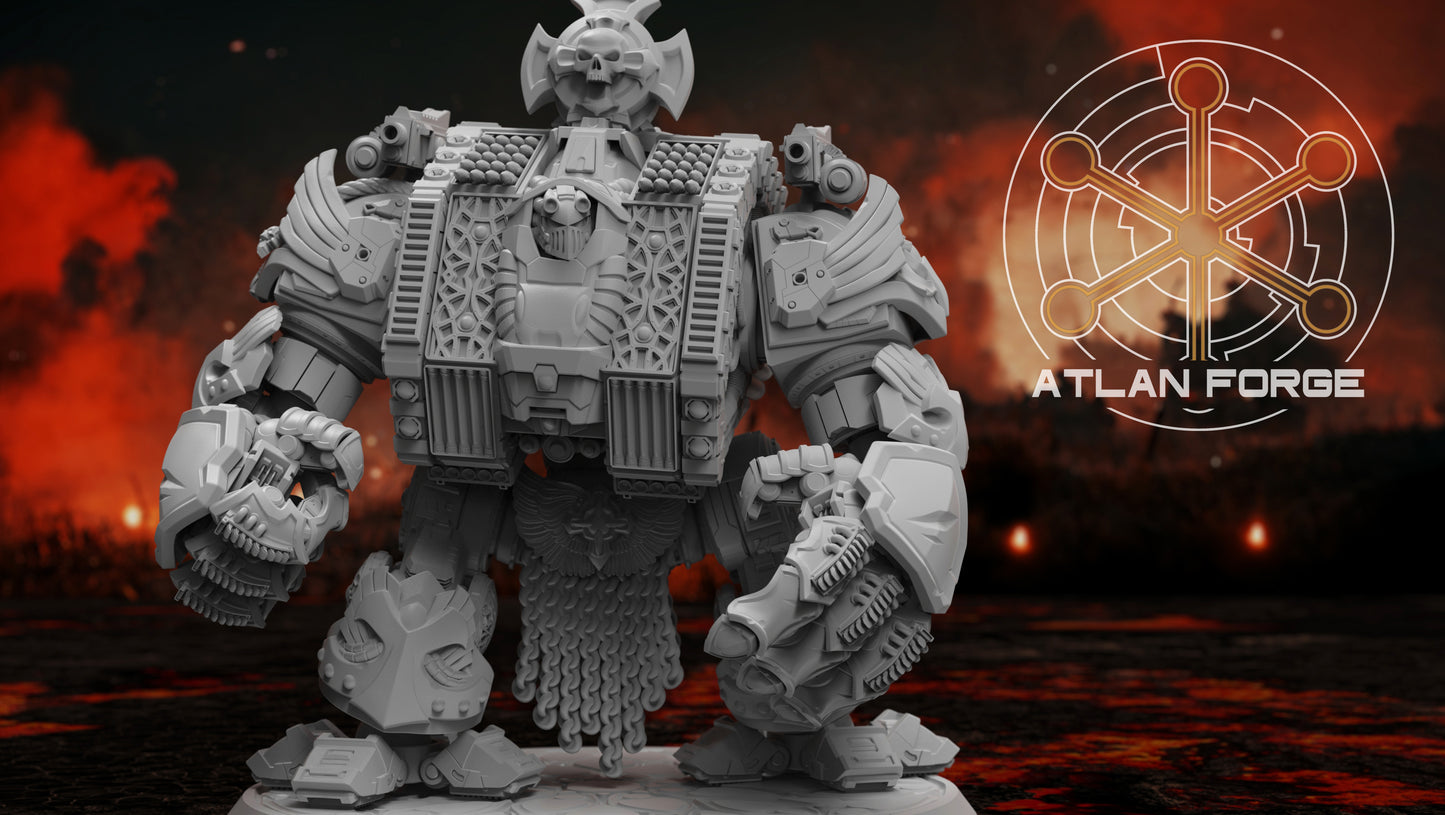 Templar Crusader Dreadnought (3 Scaled Options) by Atlan Forge