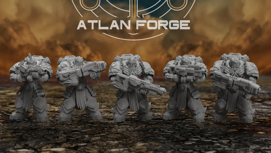 Dragon Aegis Rangers (5-Unit Set) by Atlan Forge