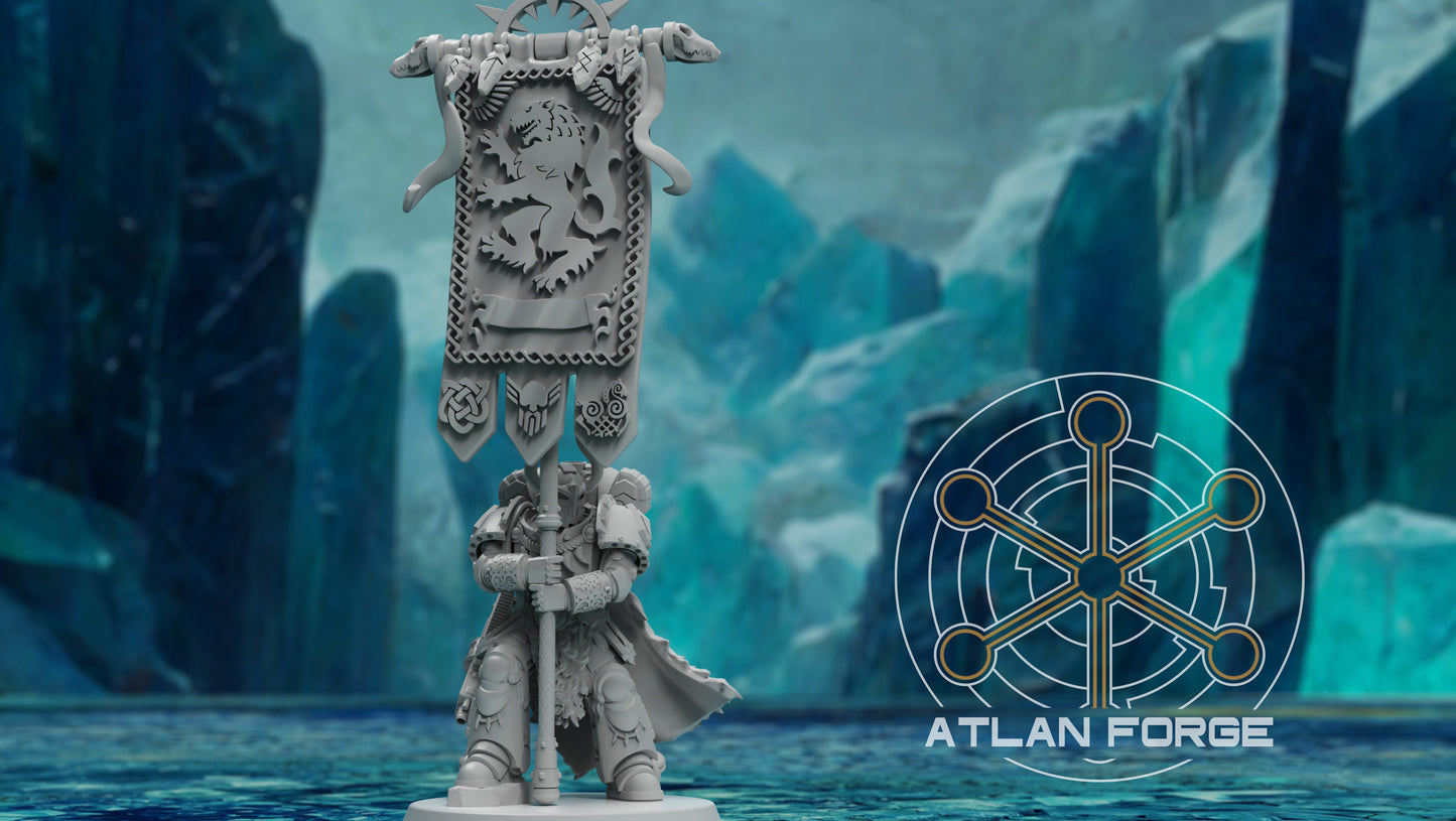 Asgardian War Banners and Standard Bearer by Atlan Forge