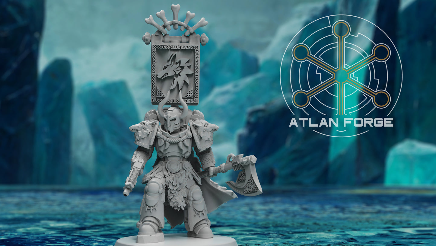 Asgardian War Banners and Standard Bearer by Atlan Forge