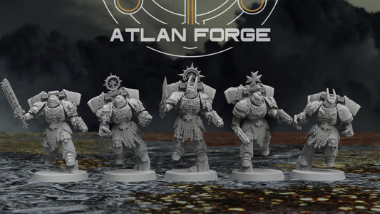 Templar Warhawks (5-Unit Set) by Atlan Forge