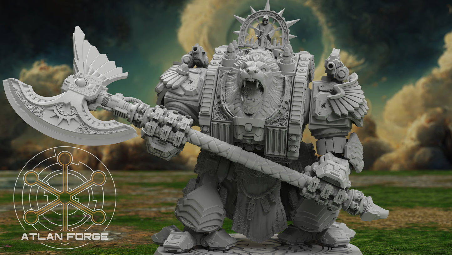 Angelic Lion Dreadnought (3 Scaled Options) by Atlan Forge