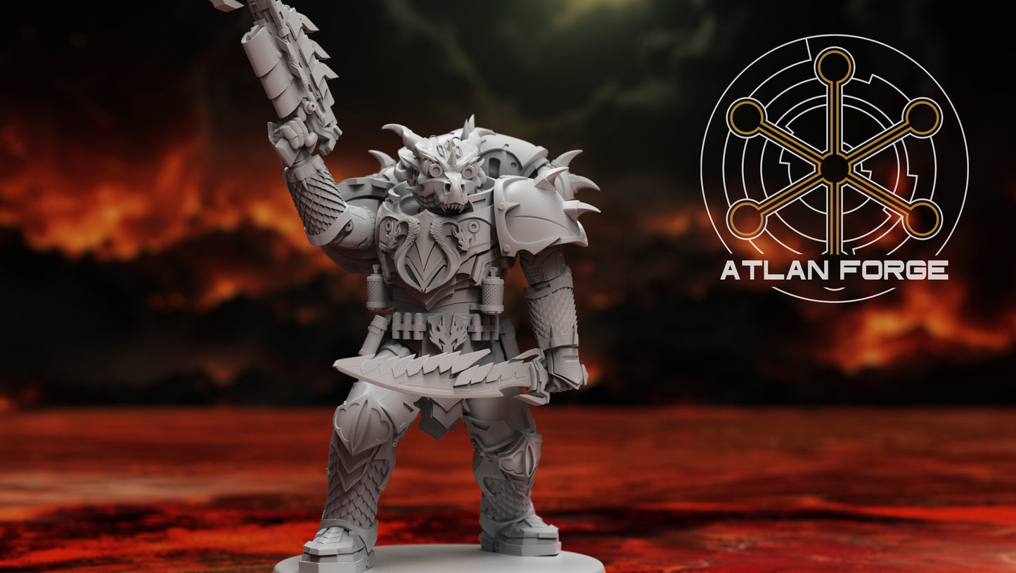 Dragon Knights Ravagers (5-Unit Set) by Atlan Forge