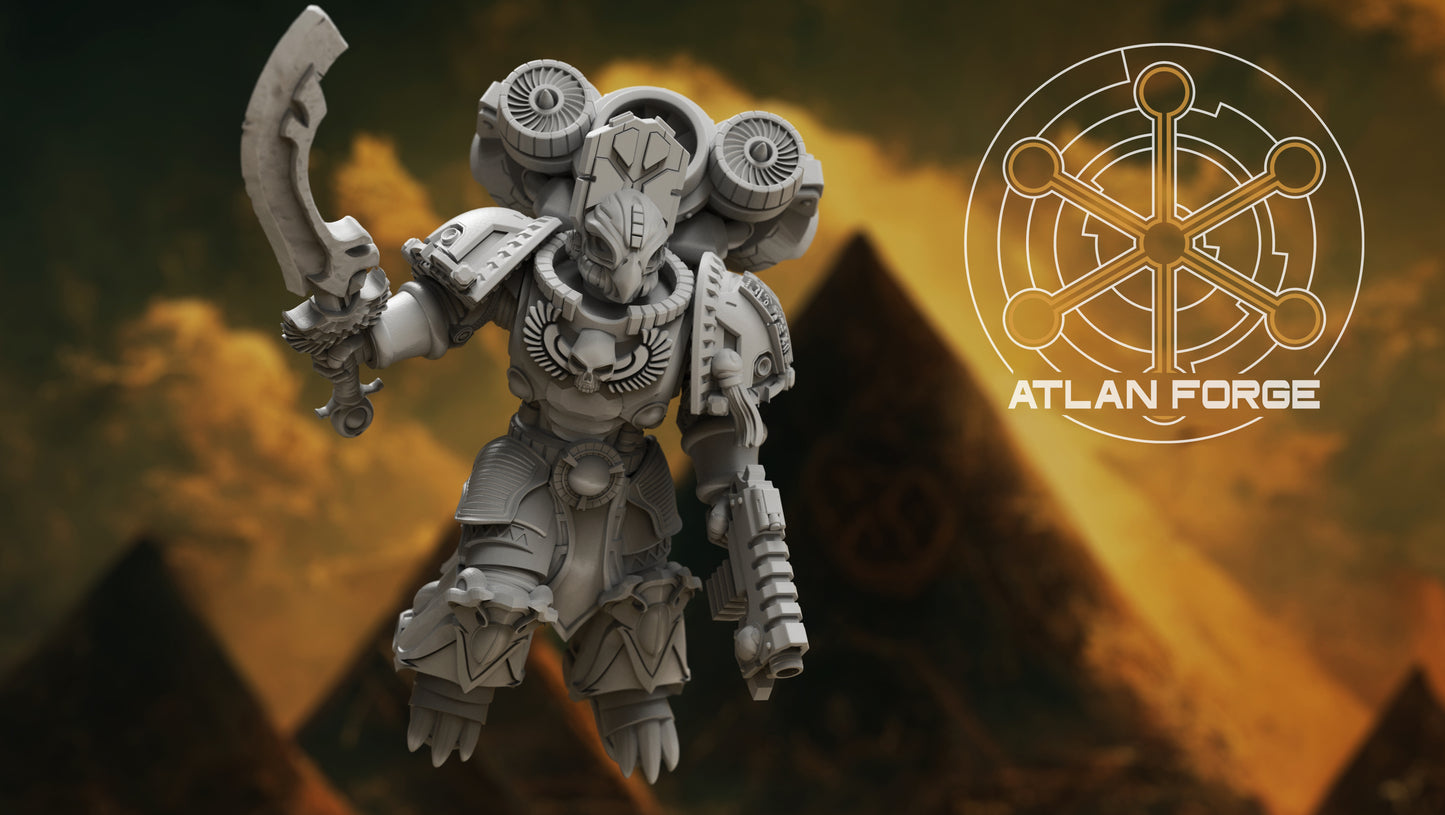 Scions of Aten (5-Unit Set- Winged or Wingless Options) by Atlan Forge