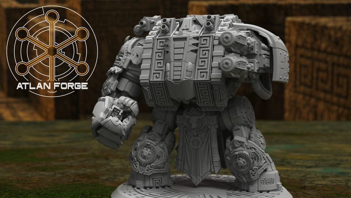 Minoan Knossian Dreadnought (3 Scaled Options) by Atlan Forge