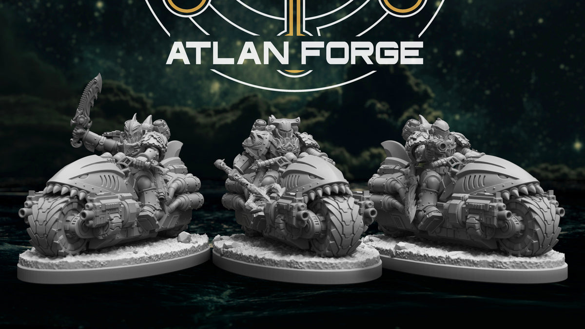 Wai Toa Bikers (3-Unit Set) by Atlan Forge