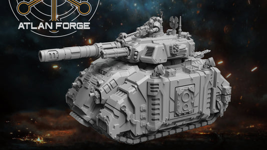 Deinotherium Tank (Tracked OR Hover- All Weapons Options Included) by Atlan Forge