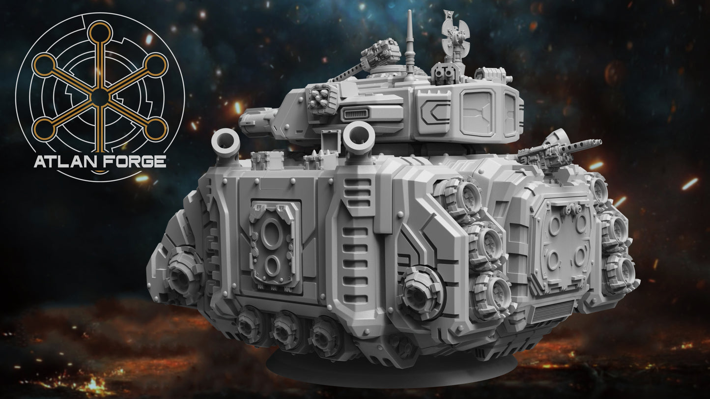 Deinotherium Tank (Tracked OR Hover- All Weapons Options Included) by Atlan Forge