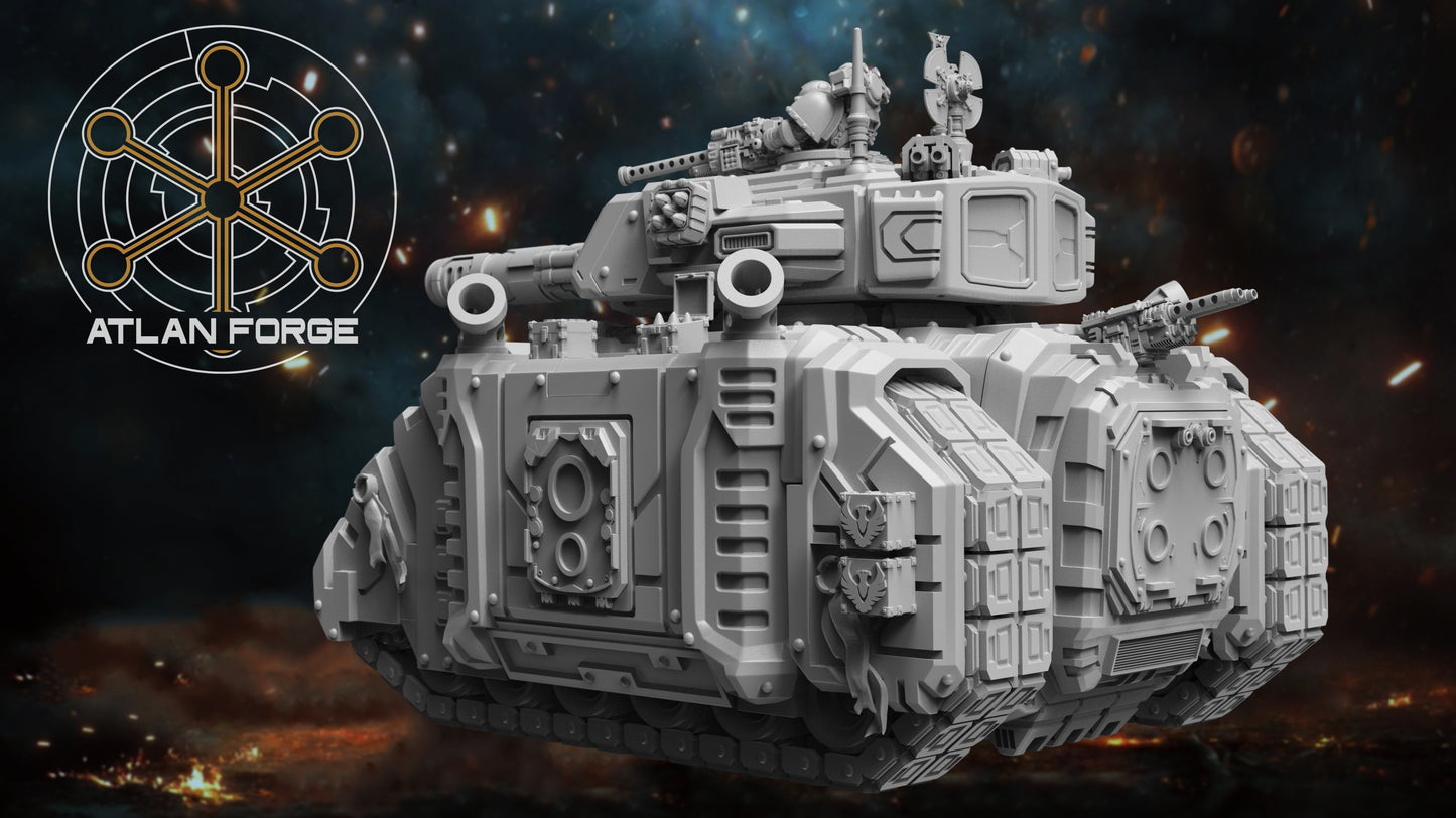 Deinotherium Tank (Tracked OR Hover- All Weapons Options Included) by Atlan Forge