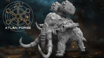 Cybernetic War Mammoth (With or Without Rider) by Atlan Forge