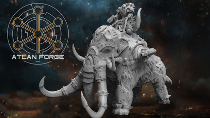 Cybernetic War Mammoth (With or Without Rider) by Atlan Forge