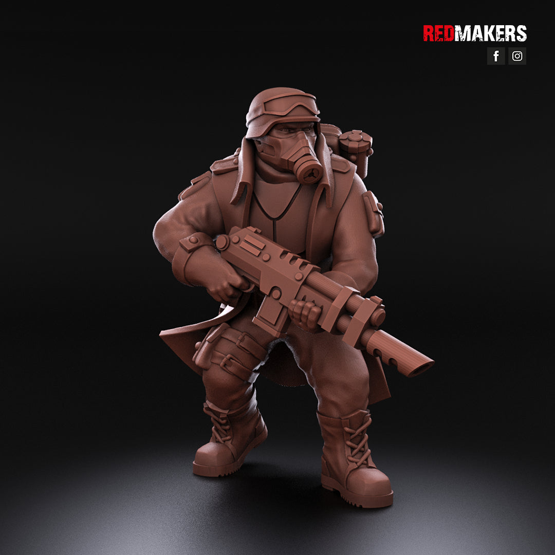 Steel Guard-Command Squad (4-Unit Kit or Single Model) by RedMakers