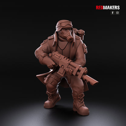 Steel Guard-Command Squad (4-Unit Kit or Single Model) by RedMakers