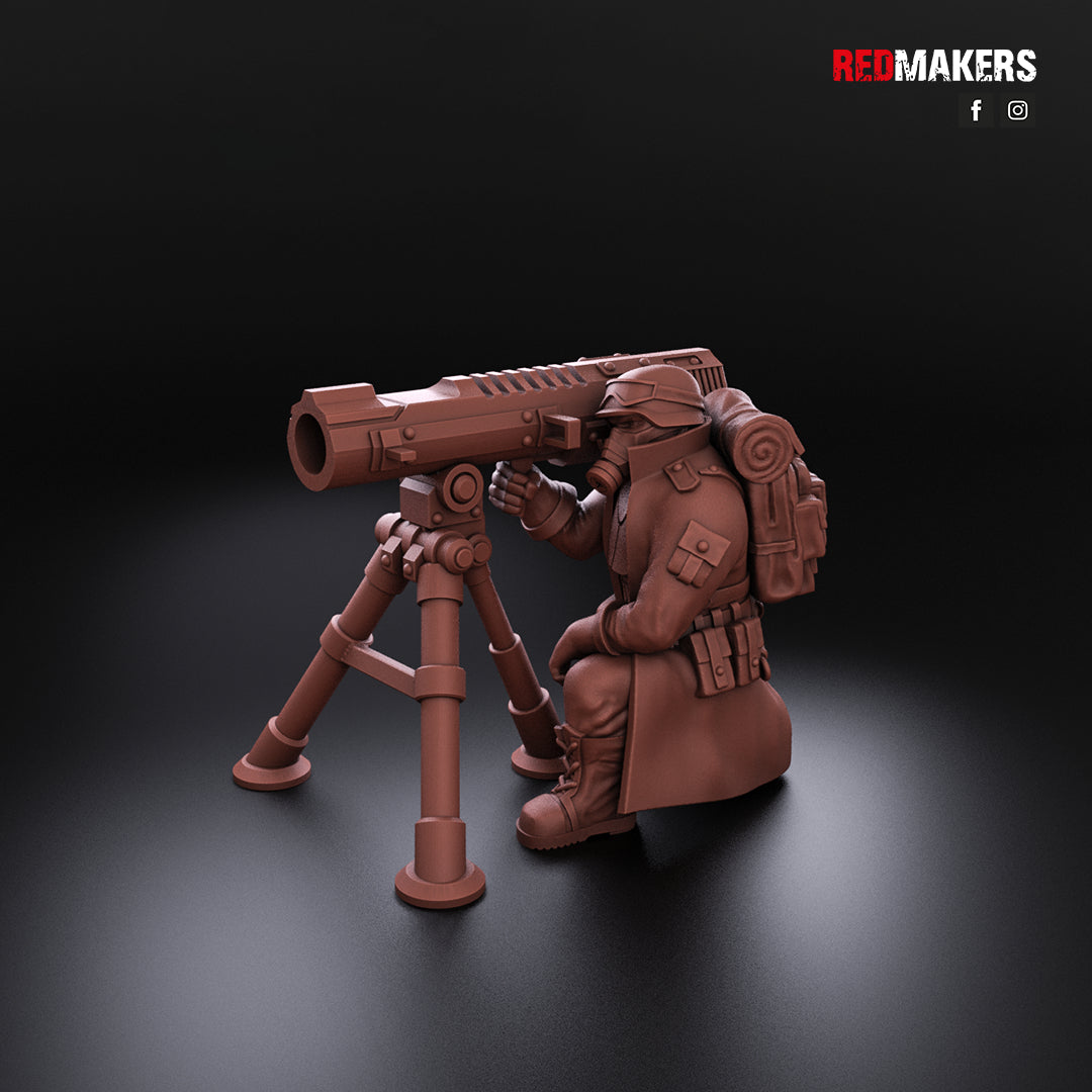 Steel Guard-Heavy Weapons Team (10-Unit Kit or Single Model) by RedMakers