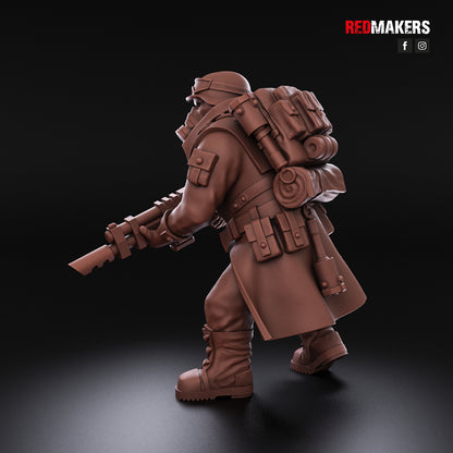 Steel Guard-Command Squad (4-Unit Kit or Single Model) by RedMakers