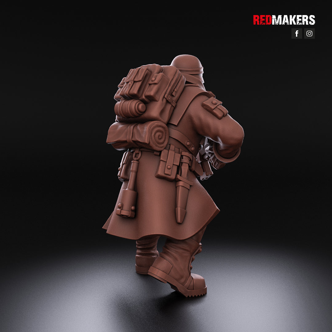 Steel Guard-Command Squad (4-Unit Kit or Single Model) by RedMakers