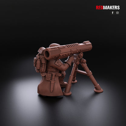 Steel Guard-Heavy Weapons Team (10-Unit Kit or Single Model) by RedMakers