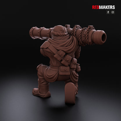 Desert Raiders-Heavy Support Squad of the Imperial Force (10-Unit Kit or Single Model) by RedMakers