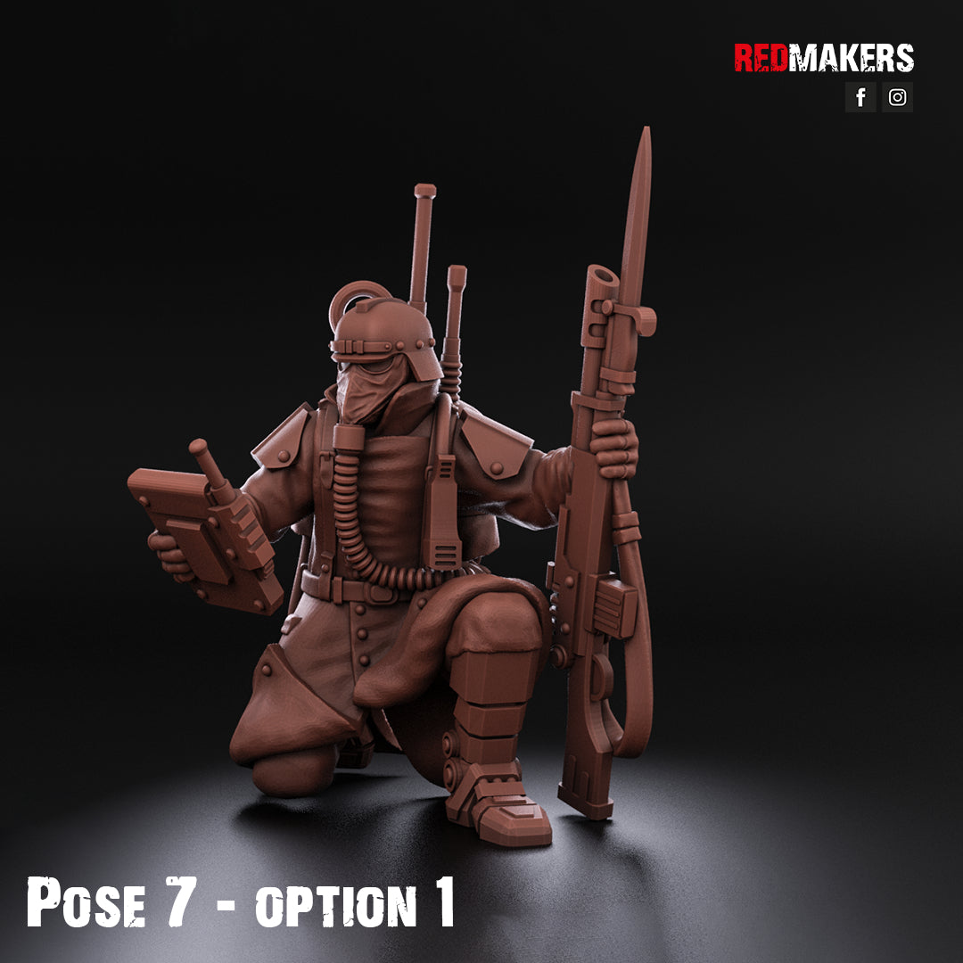 Kill Squad- Death Division- Imperial Force (12-Unit Kit or Single Model) by Adeptus Miniatures
