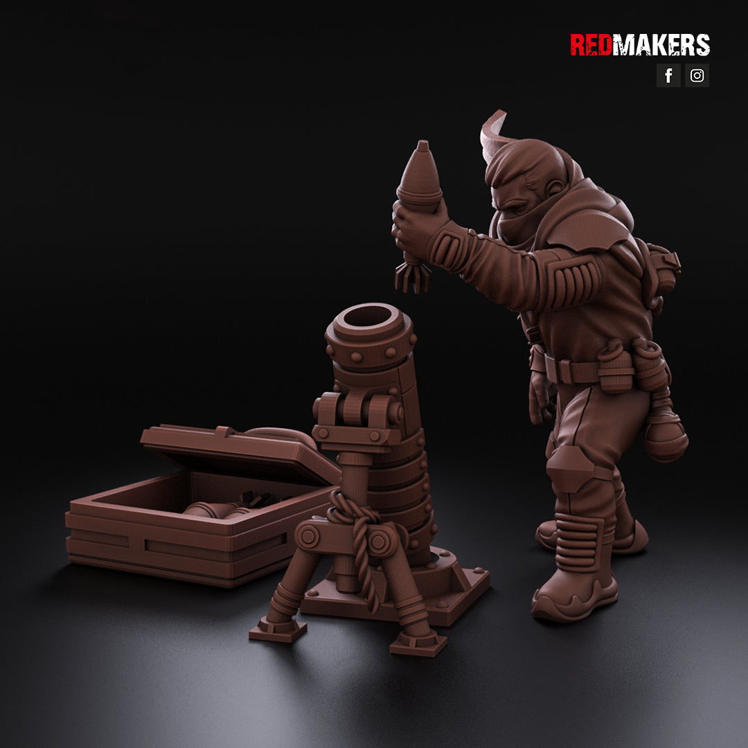 Desert Raiders-Heavy Support Squad of the Imperial Force (10-Unit Kit or Single Model) by RedMakers