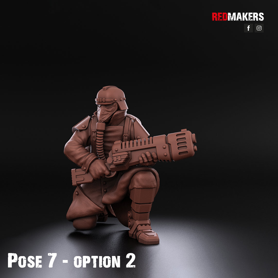 Kill Squad- Death Division- Imperial Force (12-Unit Kit or Single Model) by Adeptus Miniatures