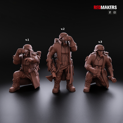 Steel Guard-Heavy Weapons Team (10-Unit Kit or Single Model) by RedMakers