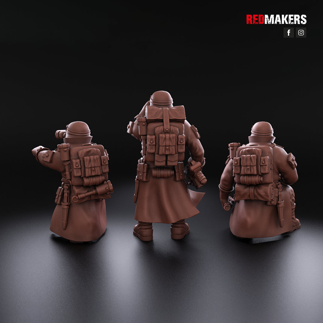 Steel Guard-Heavy Weapons Team (10-Unit Kit or Single Model) by RedMakers