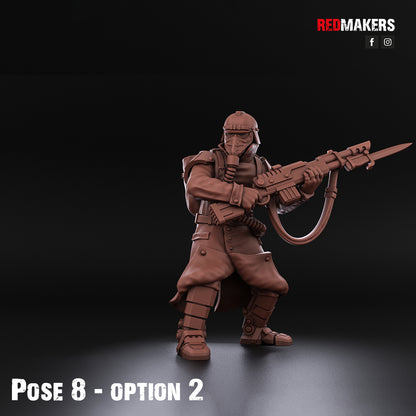 Kill Squad- Death Division- Imperial Force (12-Unit Kit or Single Model) by Adeptus Miniatures