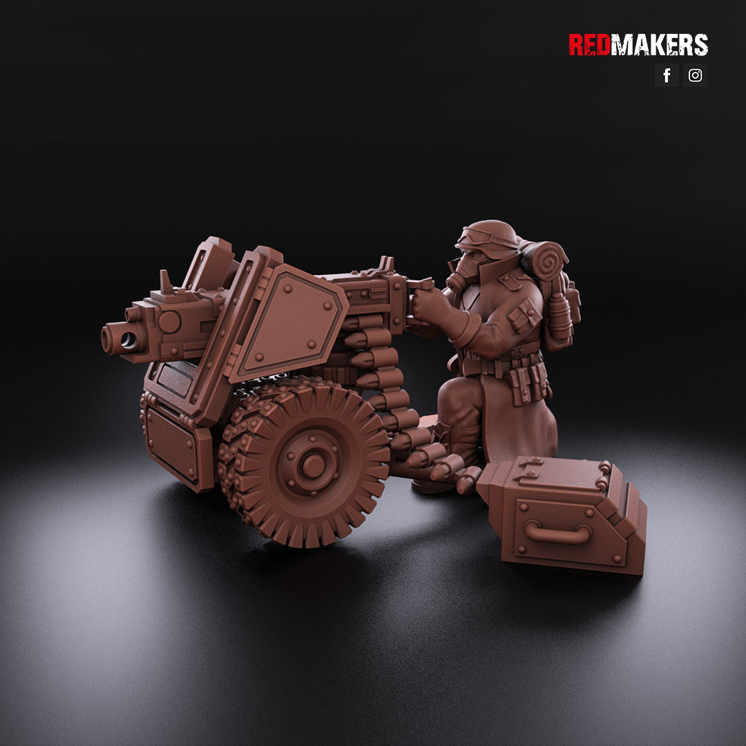 Steel Guard-Heavy Weapons Team (10-Unit Kit or Single Model) by RedMakers