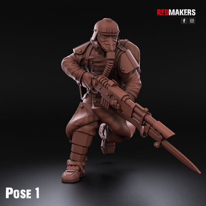 Kill Squad- Death Division- Imperial Force (12-Unit Kit or Single Model) by Adeptus Miniatures