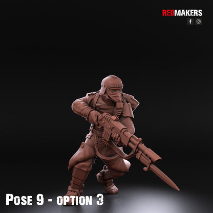 Kill Squad- Death Division- Imperial Force (12-Unit Kit or Single Model) by Adeptus Miniatures