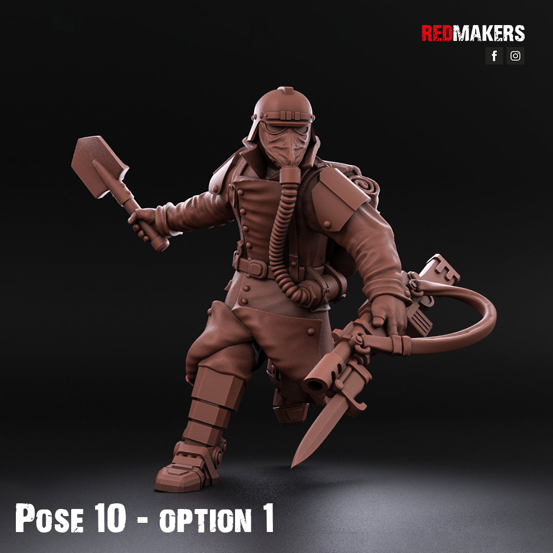Kill Squad- Death Division- Imperial Force (12-Unit Kit or Single Model) by Adeptus Miniatures
