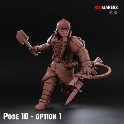 Kill Squad- Death Division- Imperial Force (12-Unit Kit or Single Model) by Adeptus Miniatures