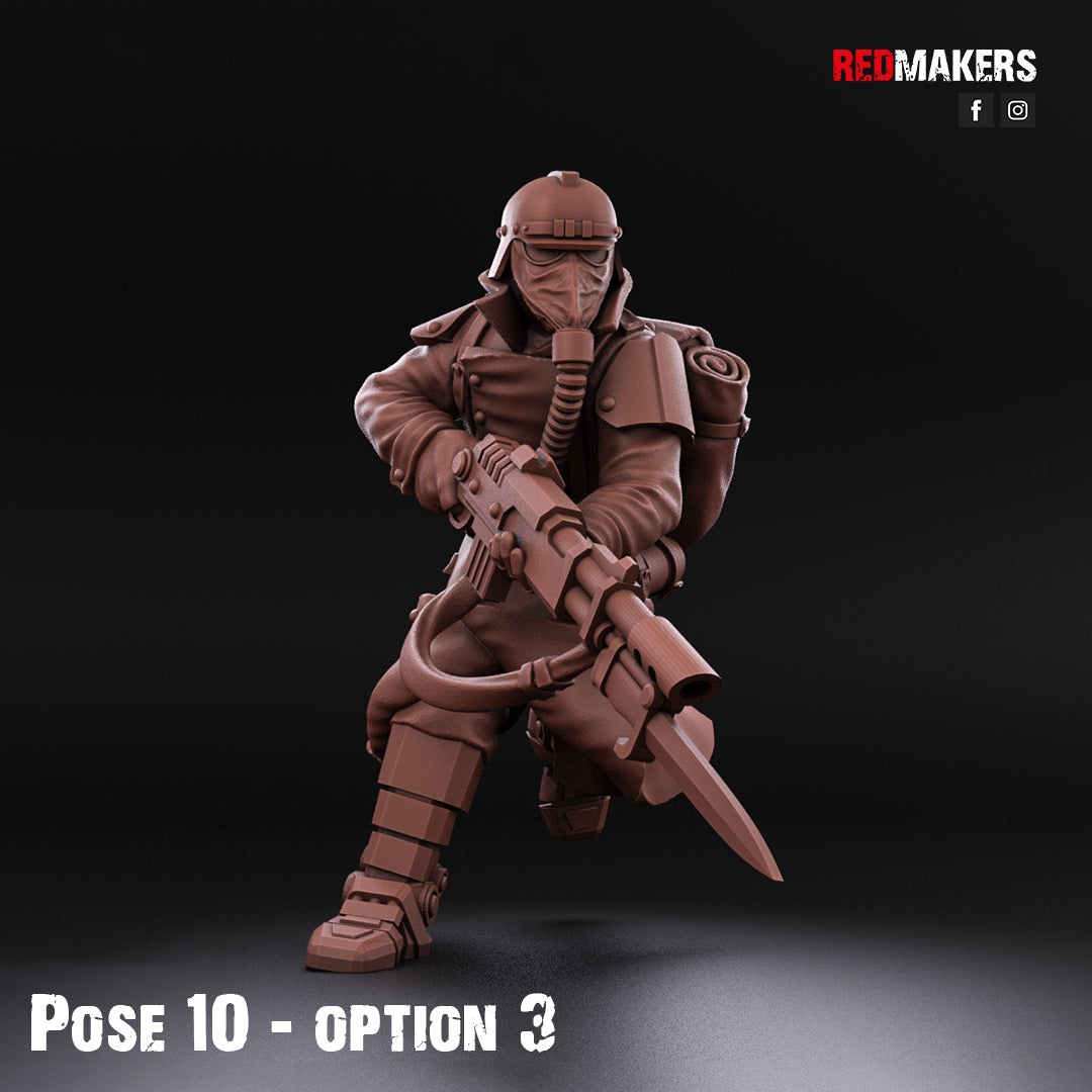 Kill Squad- Death Division- Imperial Force (12-Unit Kit or Single Model) by Adeptus Miniatures