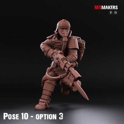 Kill Squad- Death Division- Imperial Force (12-Unit Kit or Single Model) by Adeptus Miniatures