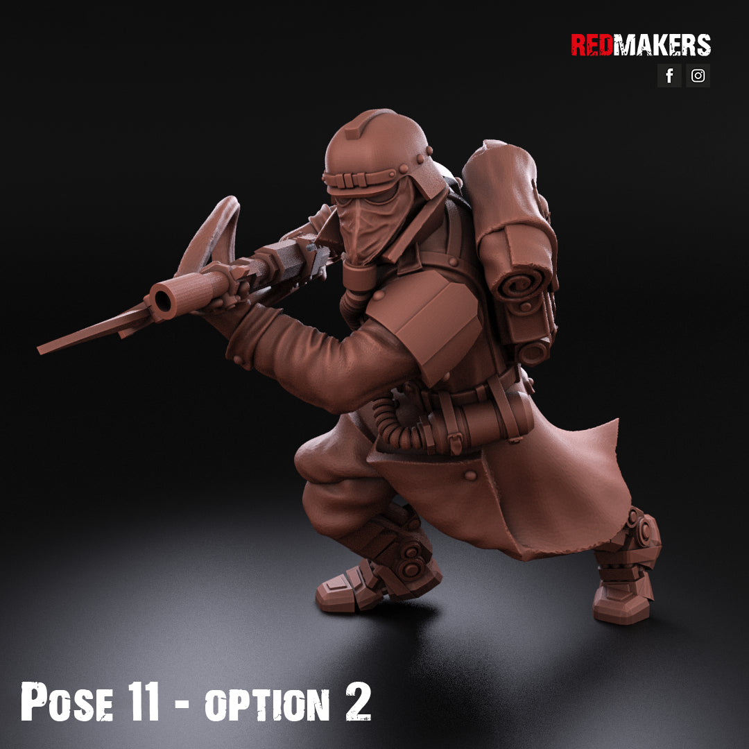 Kill Squad- Death Division- Imperial Force (12-Unit Kit or Single Model) by Adeptus Miniatures