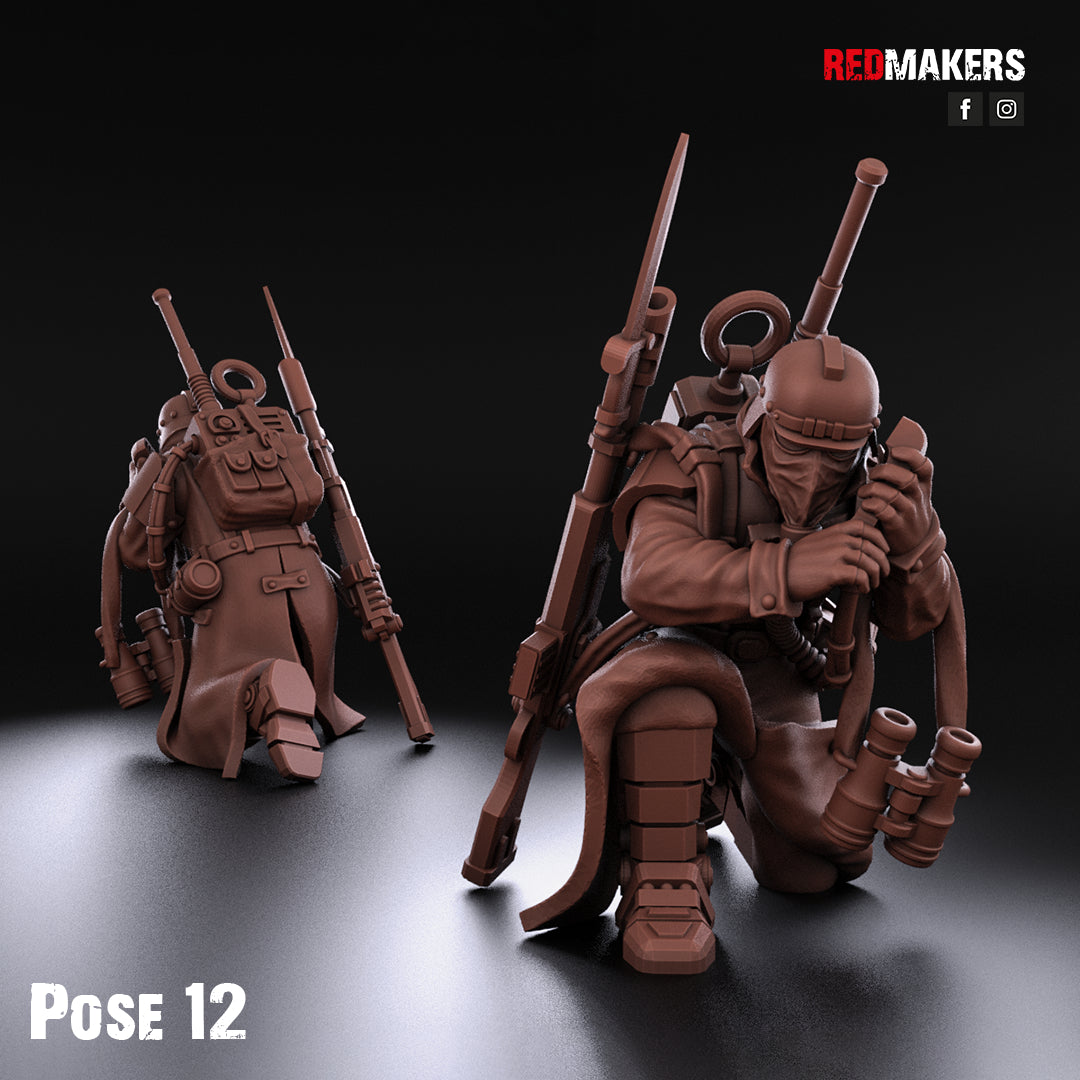 Kill Squad- Death Division- Imperial Force (12-Unit Kit or Single Model) by Adeptus Miniatures